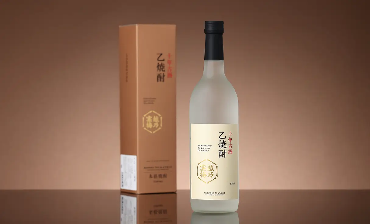 越乃寒梅 乙焼酎 十年古酒 720ml | 石本酒造 | 酒専門店鍵や